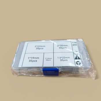 Gambar produk GORTHUM Pin Penahan Sliver Split Pins Cotter Fixings Assorted 175 PCS - M1