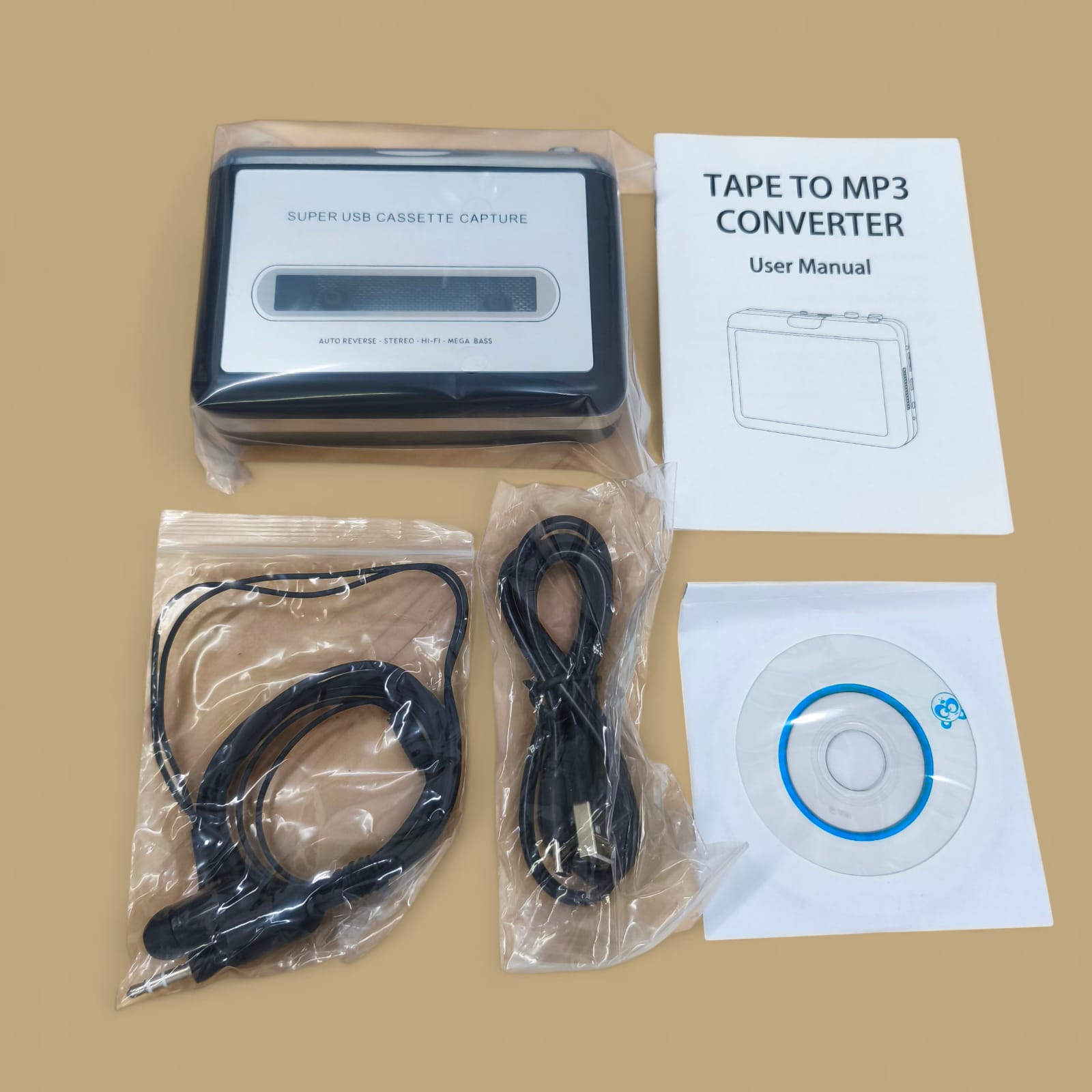 Gambar produk Ezcap Konverter Kaset Tape USB Cassette Capture MP3 Player - EC007