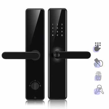 Gambar produk Benzi Smart Door Lock Fingerprint Password Card We Chat Mini Program - B21