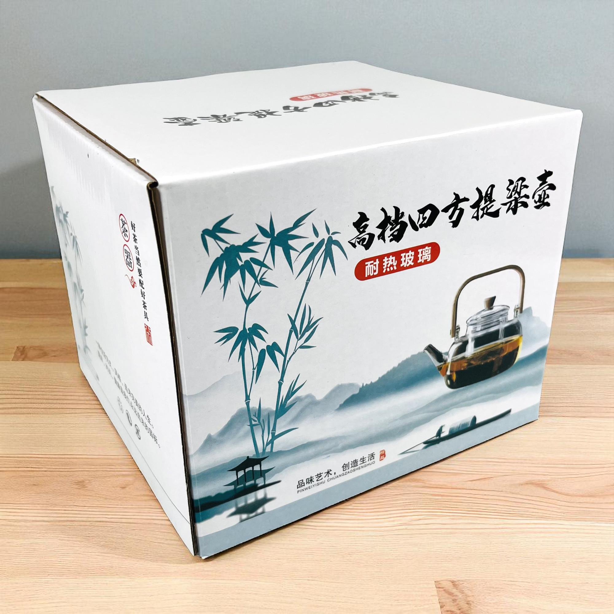 Gambar produk One Two Cups Teko Teh Pitcher Japanese Style Tahan Panas Api Teapot 1000ml - 8CV101