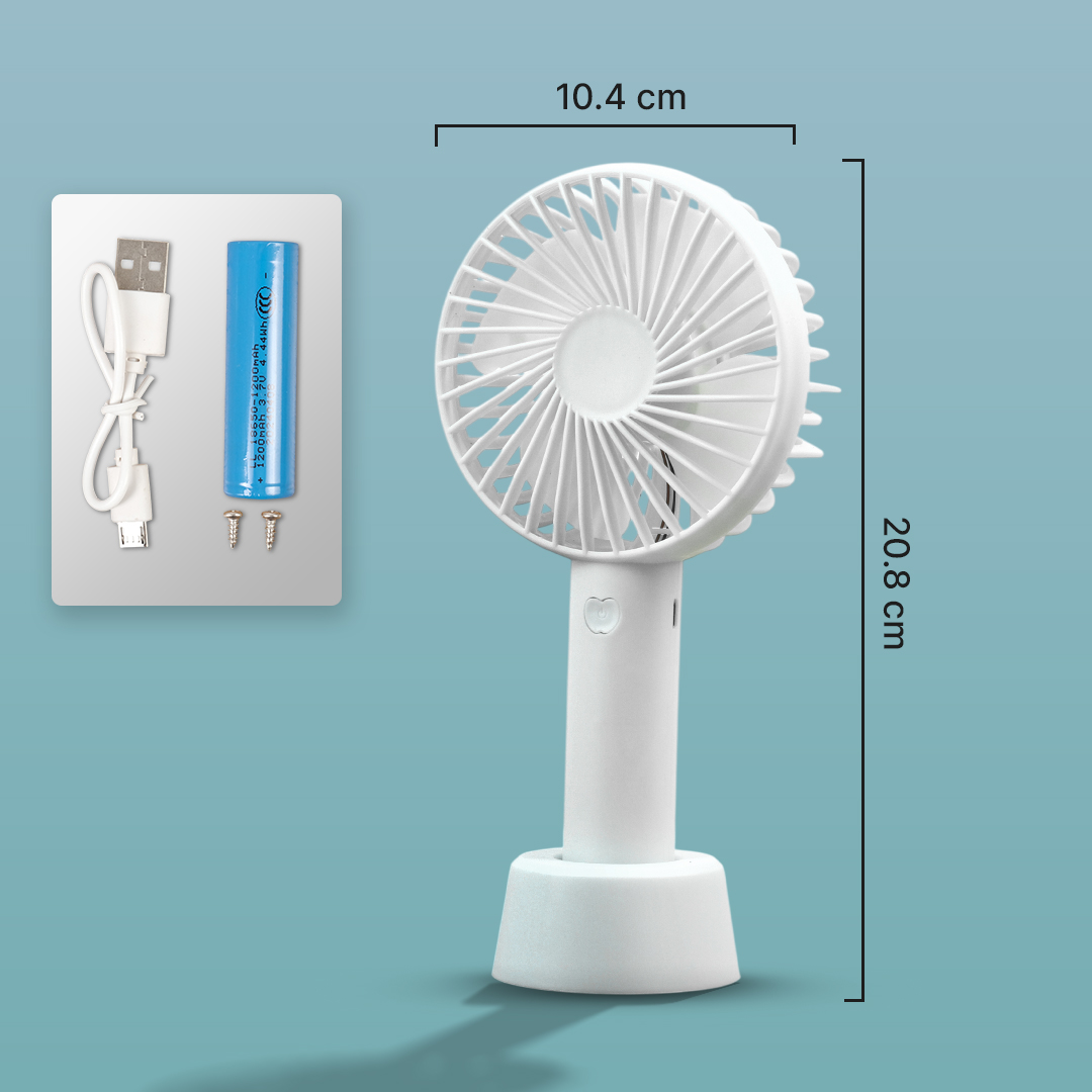Gambar produk LivingSmart Kipas Angin Portable Genggam USB Mini Cooling Fan 1200mAh - SS-2