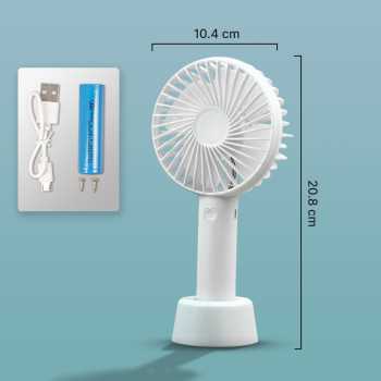 Gambar produk LivingSmart Kipas Angin Portable Genggam USB Mini Cooling Fan 1200mAh - SS-2