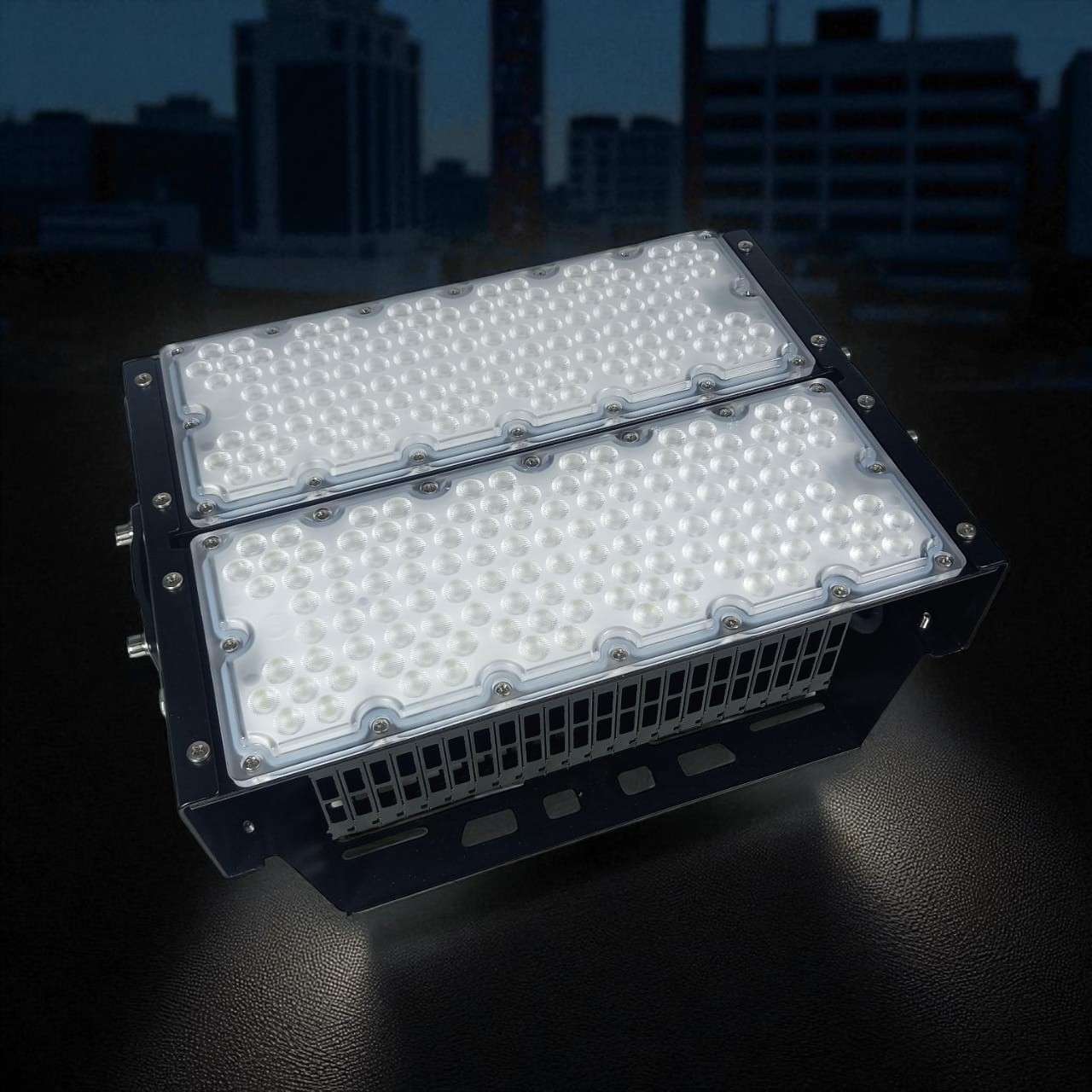 Gambar produk MEANWELL Lampu Sorot LED Outdoor Floodlight Waterproof Cool White 200W - YM-200-GL