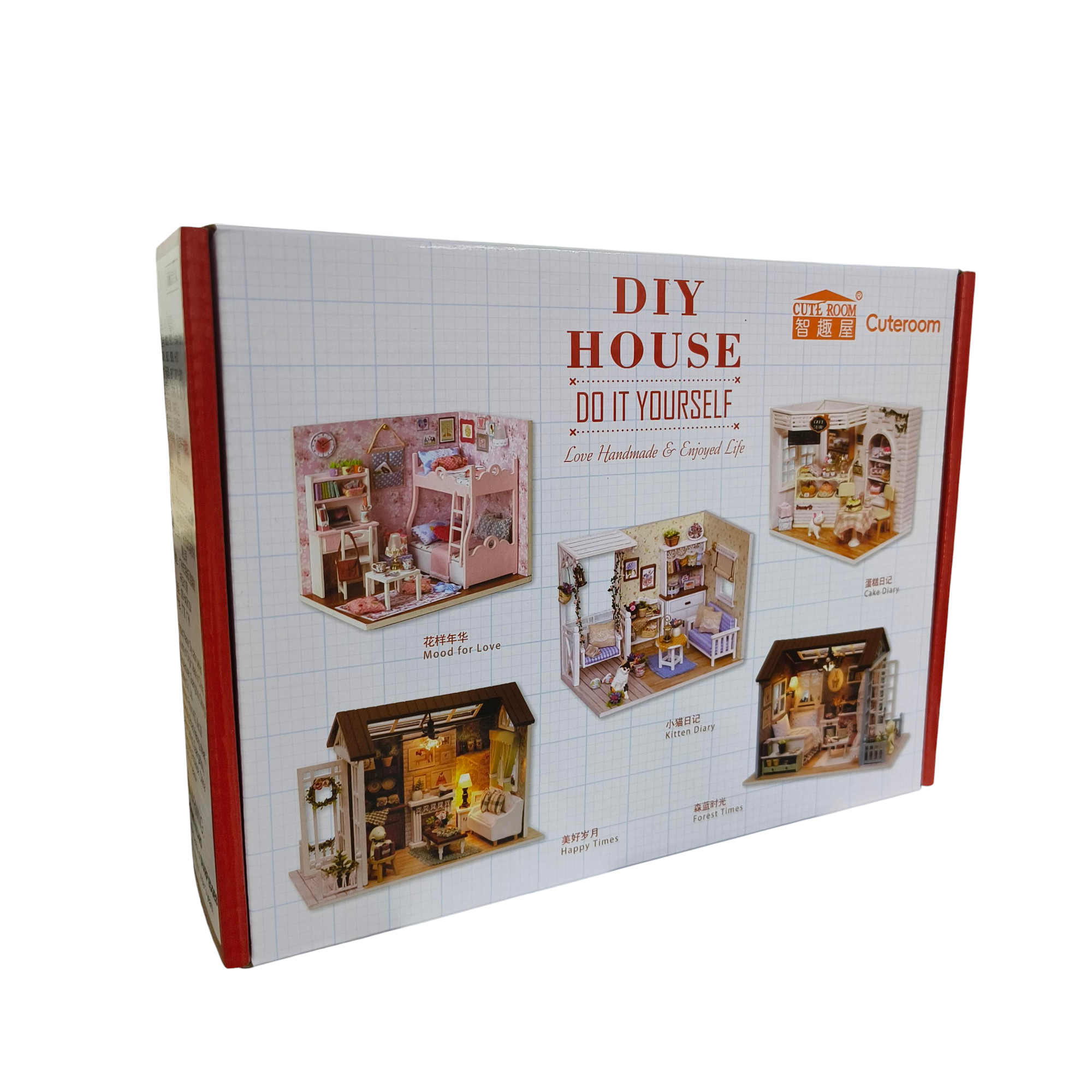 Gambar produk Cute Room Miniatur Rumah Boneka 3D DIY 1:24 Kitten Diary - 3013