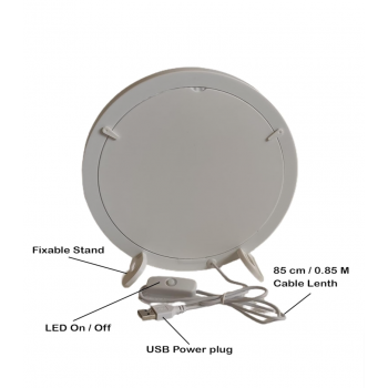 Gambar produk VENTURE Cermin Foto Magic Mirror Photo Frame LED with Stand - VN1
