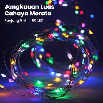 Gambar produk Lampu Hias String Lights Battery Box 50 LED 5M
