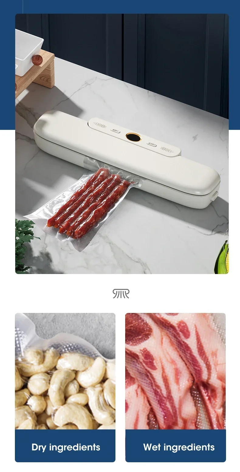 Gambar produk FMA Alat Vakum Makanan Vacuum Sealer Packaging Machine with 10PCS Bag - FM-V10