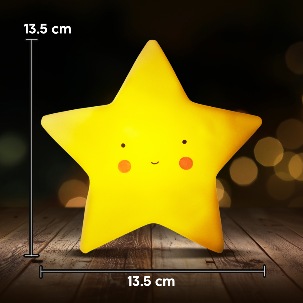 Gambar produk FGHGF Lampu Tidur LED Anak Karakter Lucu 1W Bintang - FGH01