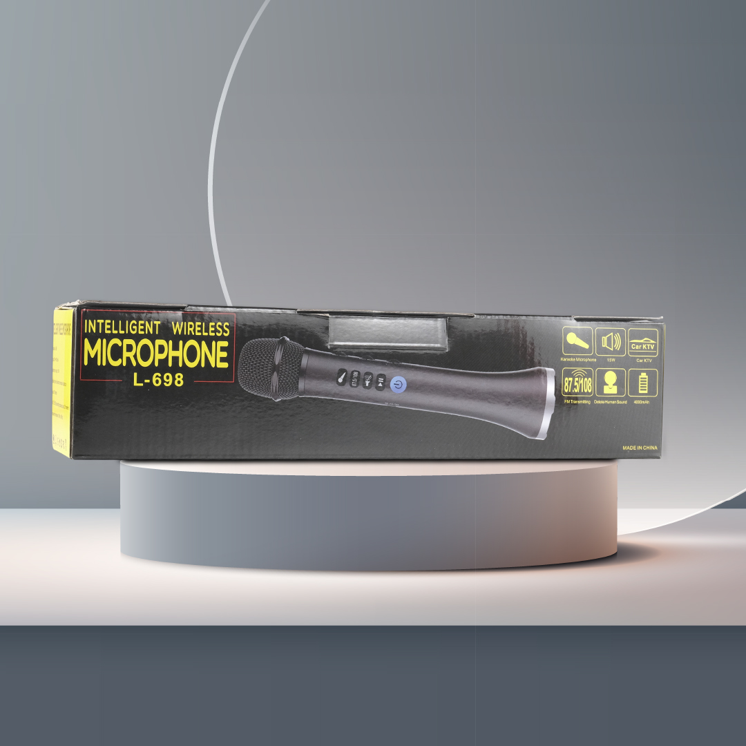 Gambar produk Lewinner Mikrofon Karaoke Wireless Bluetooth Speaker Portable - L-698