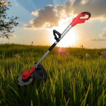 BORNRIN Mesin Pemotong Rumput Ranting Electric Grass Trimmer 3000mAh - BR12