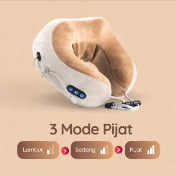 Gambar produk WTOTECH Bantal Pijat Leher Elektrik 3 Mode Neck Massager Pillow - UMP-021