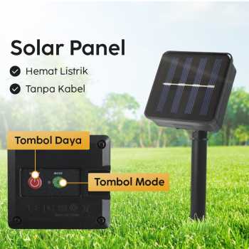 Gambar produk ANBLUB Lampu Hias String Lights Solar Power Waterproof 100 LED 12M - LISM-10