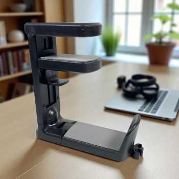 Gambar produk Romoral Gantungan Headphone Hanger Holder Clamp Desk Mount - RO01