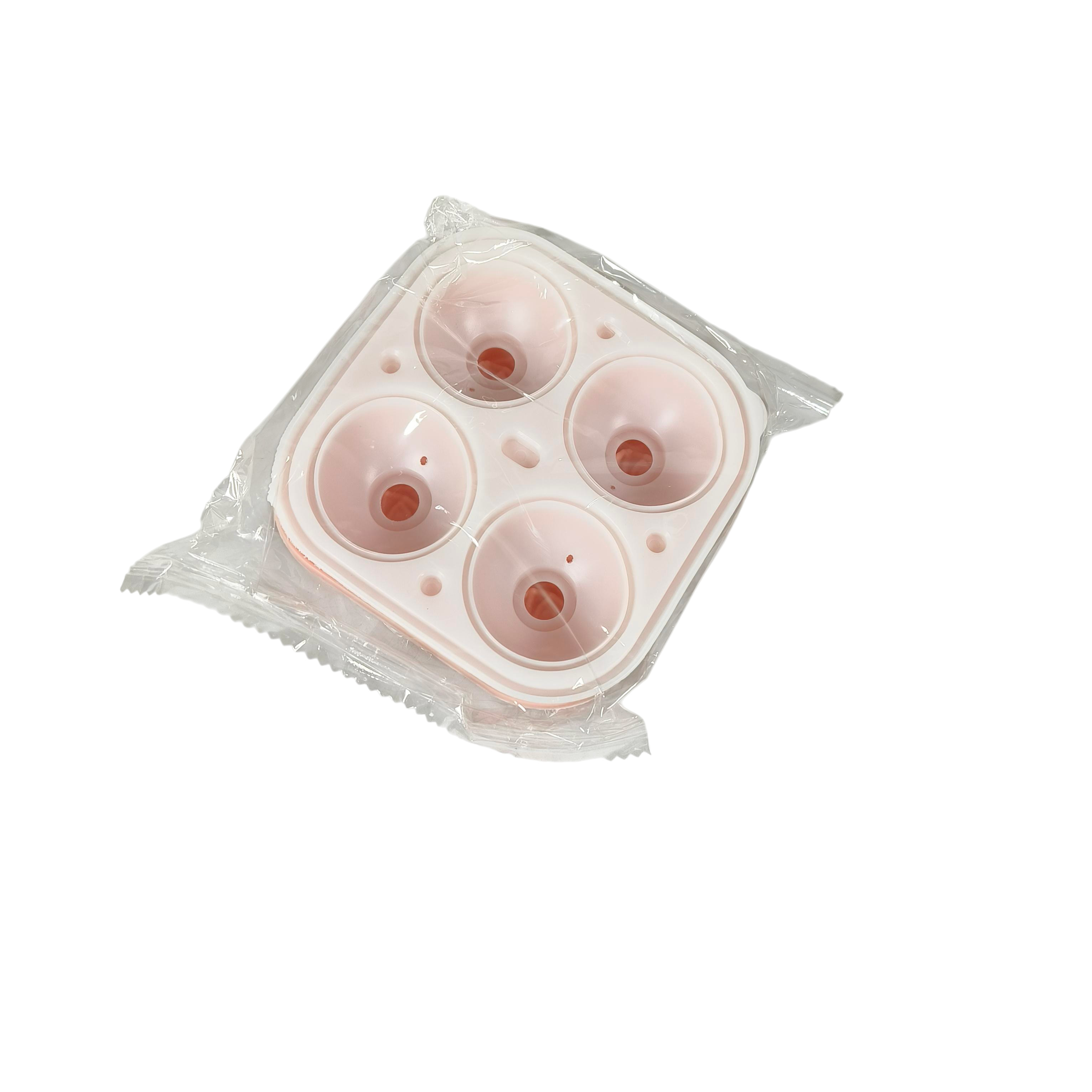 Gambar produk FRD Cetakan Es Batu Silikon Mawar 4 Grid Ice Cube Mold - F-10