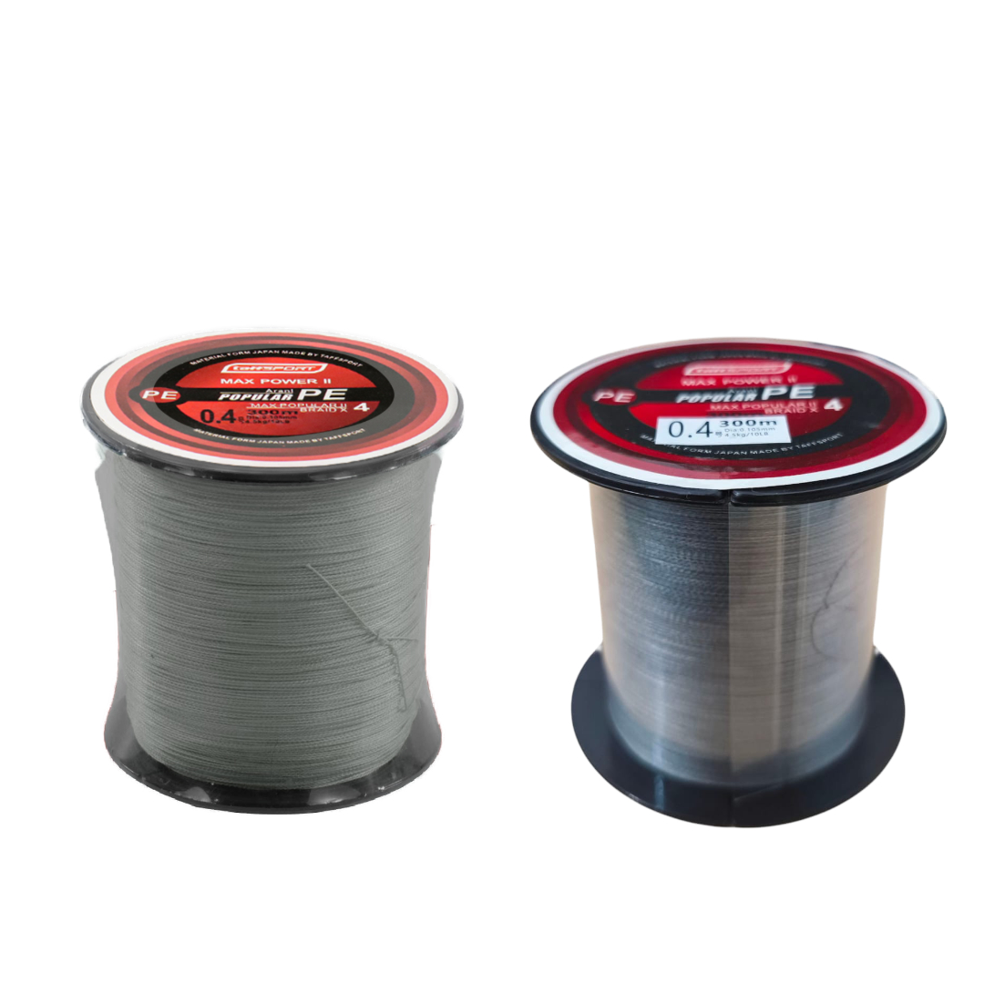 Gambar produk TaffSPORT Senar Tali Pancing Fishing PE Braided Thick Line 300M 0.4 - BLTP