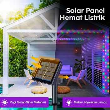 Gambar produk YUSHILED Lampu Hias String Lights Dragonfly Solar Panel IP65 8 Modes 20 LED - M088