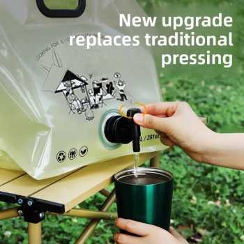 Gambar produk WATORU Kantong Air Minum Lipat Multifungsi Portable Water Bag 8L - W8000