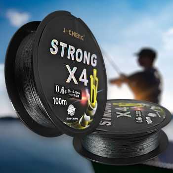 J-Cheng Senar Tali Pancing 4 Braided PE Fishing Line 100M - JC4180