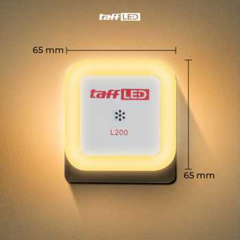 Gambar produk TaffLED Lampu Tidur LED EU Plug Sensor Cahaya Cool White 250V 0.5W - L200