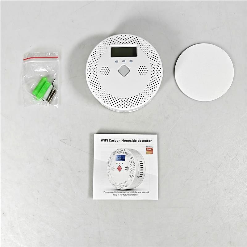 Gambar produk DYGSM Alat Pendeteksi Karbon Monoksida Smart CO Detector Tuya WiFi - DG12