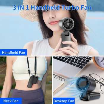 Gambar produk GRE Kipas Mini Portable Handheld Fan 100 Speed Settings 1800mAh - G-100