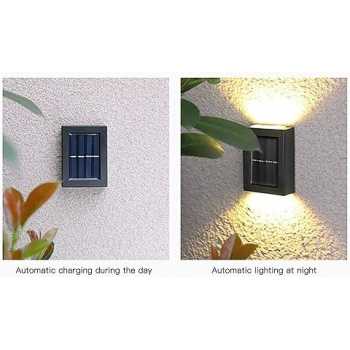 Gambar produk SoFlare Lampu Dinding Solar Outdoor Waterproof Warm White 4 LED - INU150