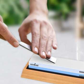 Gambar produk Honghee Batu Asah Pisau Whetstone Knife Sharpener 2 Side 1000/6000 - H1060