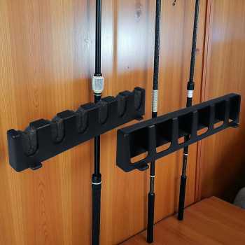 Gambar produk AKAKUMA Rak Holder Joran Pancing Wall Mount Fishing Rod 6 Slot - AK60