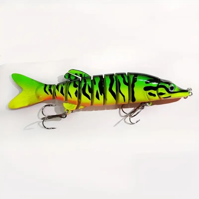 Gambar produk BASSLER Umpan Pancing Ikan Lifelike Fish Bait Lure 8 Section 13cm 18g - BS100