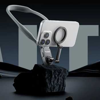 TELESIN Strap Kalung Smartphone Magnetic Neck Holder Mount Magsafe - MNM-001-B