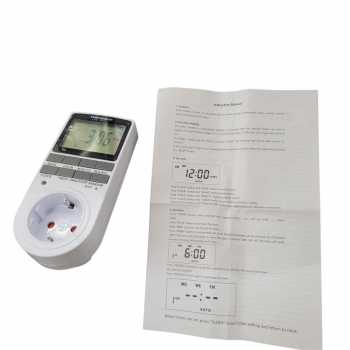 Gambar produk Taffware Stop Kontak Programmable Timer Switch 10 Program 230V/16A - KWE-TM02-EU
