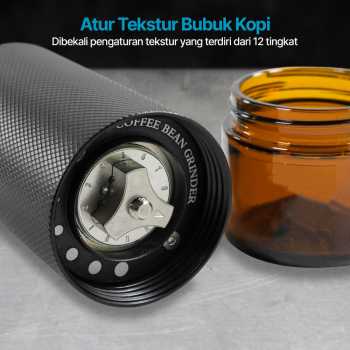 Gambar produk One Two Cups Alat Penggiling Kopi Manual Coffee Grinder Adjustable - KF-15