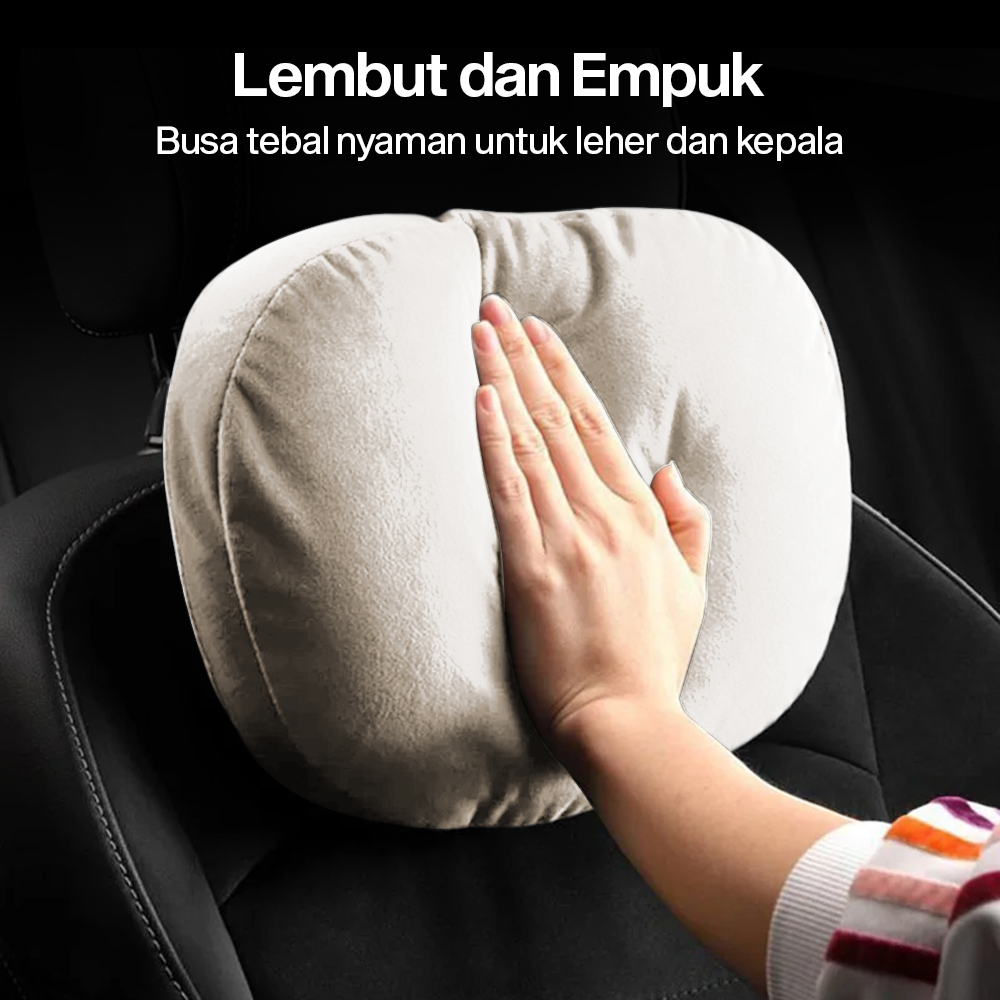 Gambar produk OASATE Bantal Leher Mobil Ergonomis Foam Car Headrest Pillow - M5