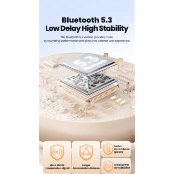 Gambar produk Toocki Earphone Bluetooth 5.3 TWS In-ear ENC Waterproof IPX4 - TQ-EJ12