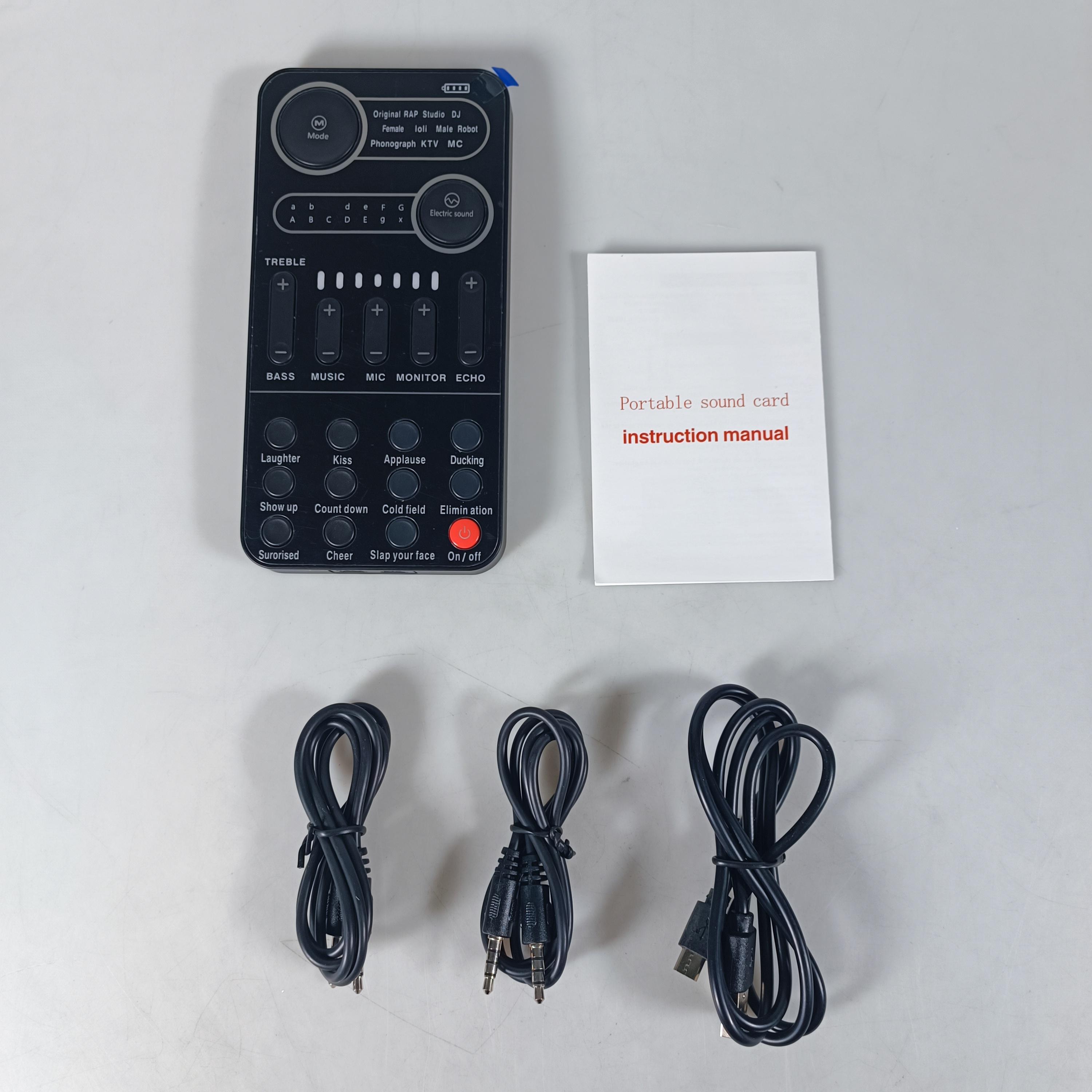 Gambar produk Myazs Voice Changer Sound Effect Live Portable Alat Perubah Suara - K9