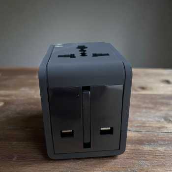 Gambar produk COKYI Travel Adaptor Universal Plug EU UK US/AU 3.0A USB A USB C - ONB100-04
