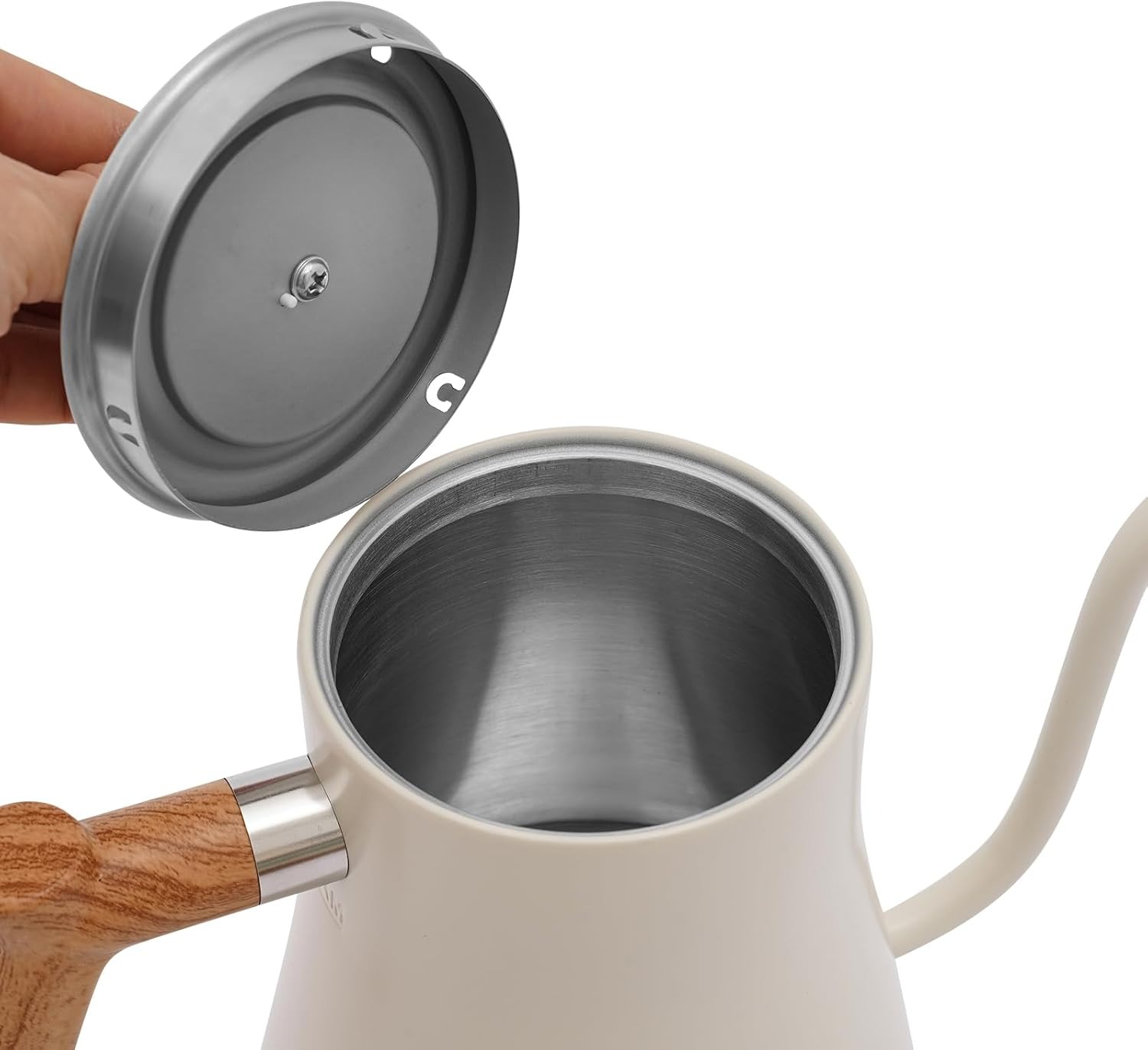 Gambar produk RYZN Teko Listrik Kopi Pemanas Air Leher Angsa Pour Over 1200W 900ml - KT90 Pro