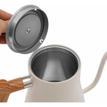 Gambar produk RYZN Teko Listrik Kopi Pemanas Air Leher Angsa Pour Over 1200W 900ml - KT90 Pro