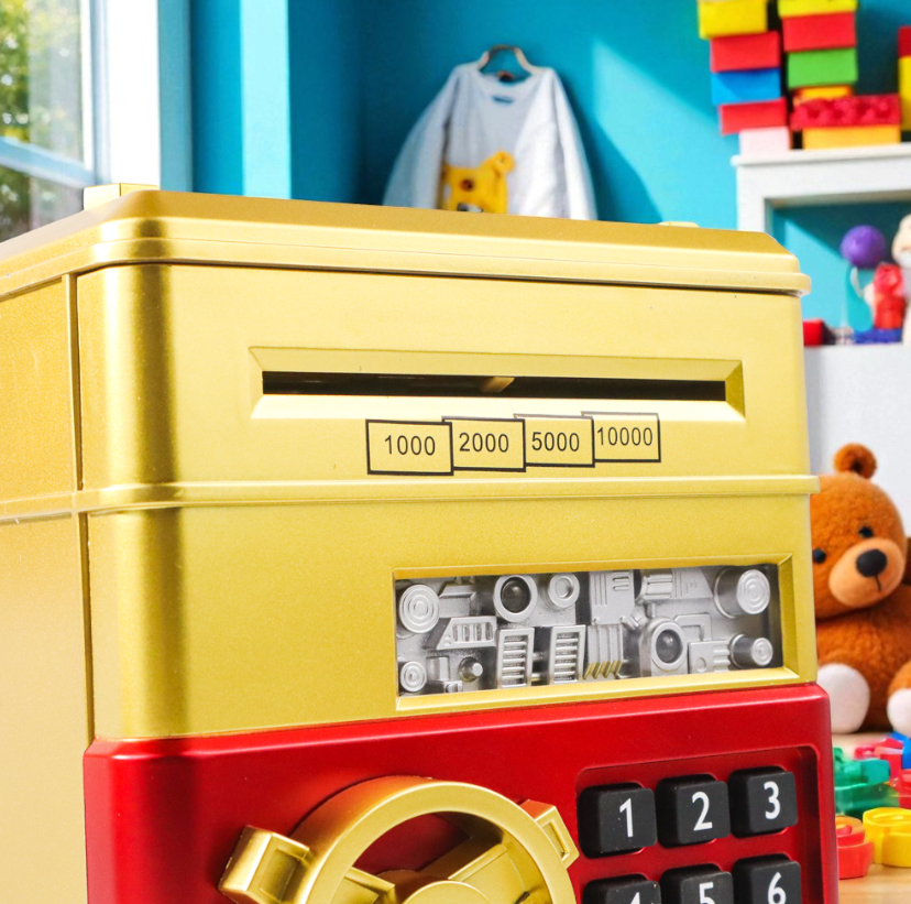 Gambar produk TARA Celengan Anak Electronic Bank Safe Box Money Model Brankas - T-8815