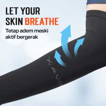 Gambar produk X-AUQA Manset Tangan Sepeda Sun Protection Anti UV Nylon 3 Pair - A-3