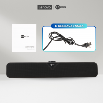 Gambar produk Lenovo Lecoo Soundbar Active Speaker Dynamic Sound 6W Versi Bluetooth - DS102