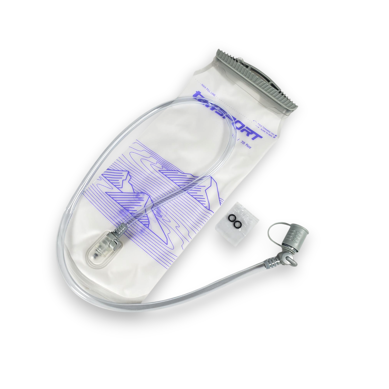 Gambar produk TaffSPORT Kantong Air Minum Water Bladder TPU Bite Valve 2L - TFWP-02