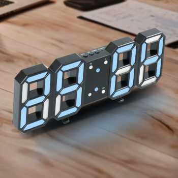 Gambar produk W&G Jam Meja LED Modern Digital Clock with Alarm Function - H211