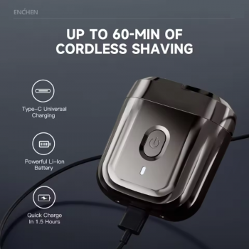 Gambar produk ENCHEN Alat Cukur Elektrik 2D Electric Shaver Double Razor Waterproof - Mini 6