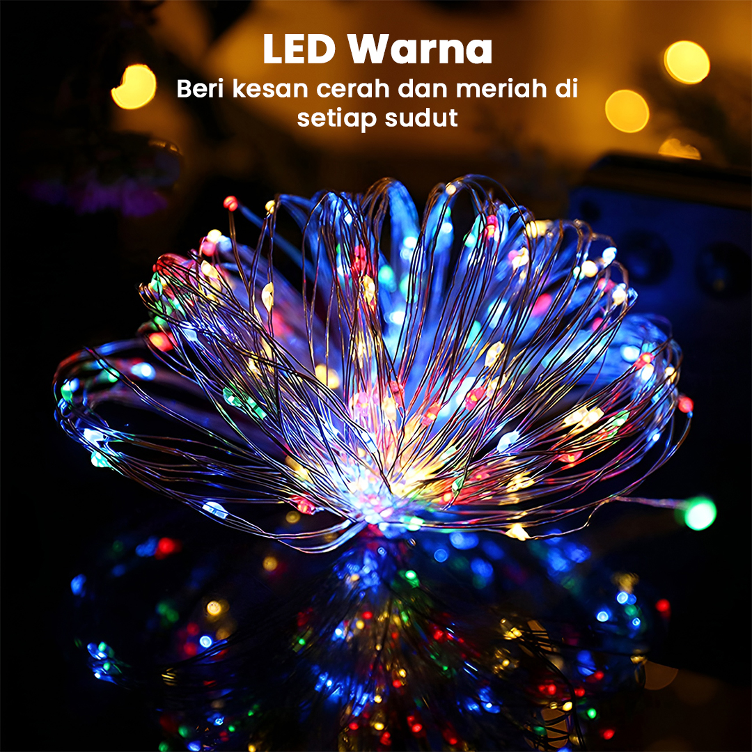 Gambar produk Lampu Hias String Lights Battery Box 50 LED 5M