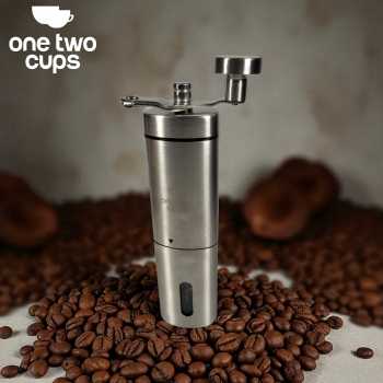 One Two Cups Alat Penggiling Kopi Manual Coffee Grinder Adjustable - EC03