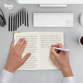 Gambar produk Toddi Buku Jurnal Hardcover Notebook Diary 80 GSM 240 Halaman A5 - TD158