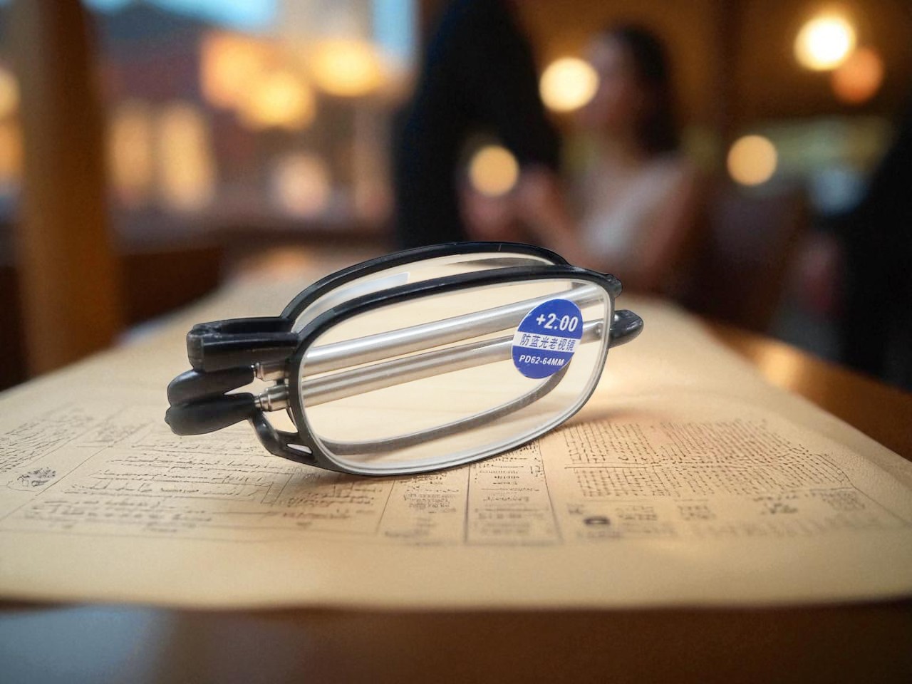 Gambar produk KLASSNUM Kacamata Baca Rabun Dekat Folding Reading Glasses Lensa Plus 2.0 - HM642