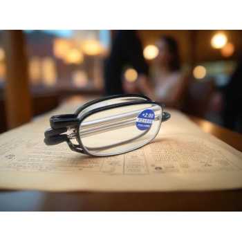 Gambar produk KLASSNUM Kacamata Baca Rabun Dekat Folding Reading Glasses Lensa Plus 2.0 - HM642