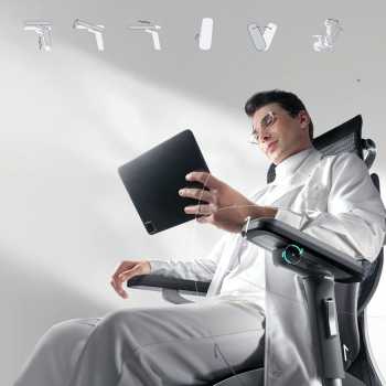 Gambar produk HBADA Kursi Kantor Office Chair Lumbar Support 6D Armrest 4D Headrest without Footrest - E3 Pro